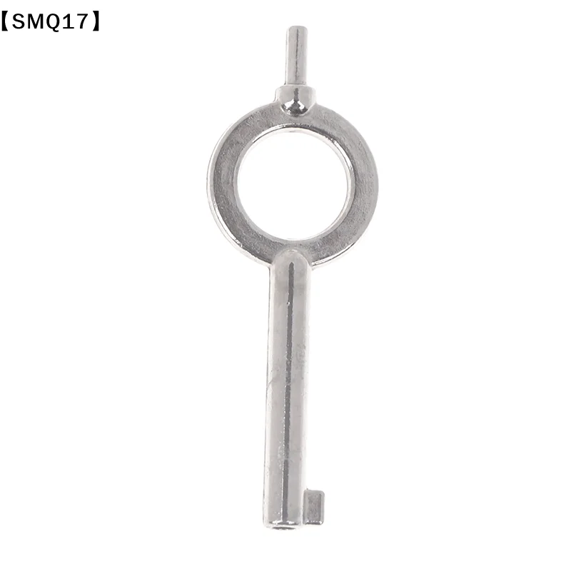 1 PCS American Style Universal Flat Key Blank Special Key Handcuff Lock Key Zinc Alloy Keychain【SMQ】