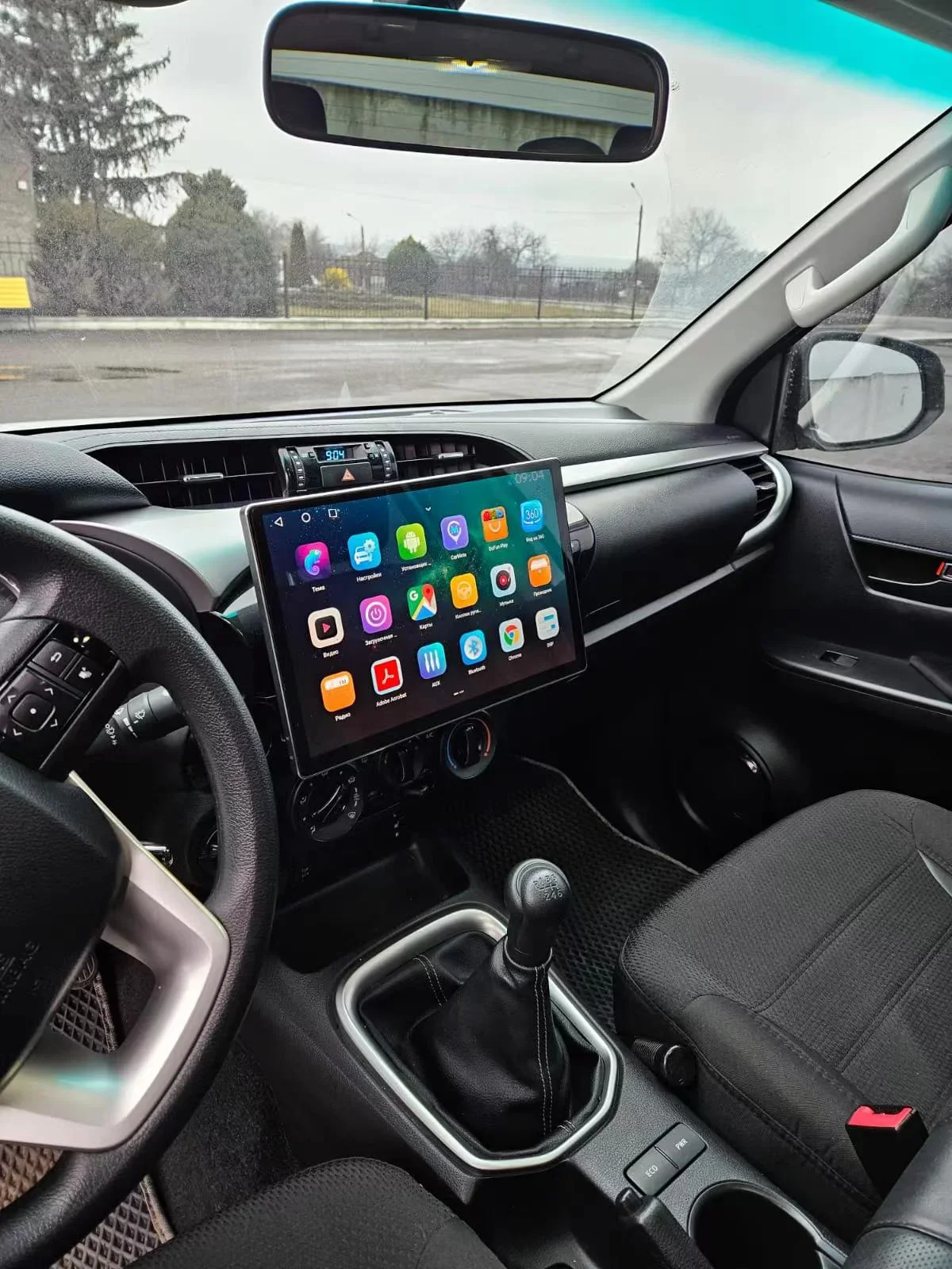 For Toyota Hilux Revo Pick Up AN12 Fortuner 2015-2021 Car Radio 2K Screen Android 13.0 GPS Navi Multimedia Player Carplay 13.1\