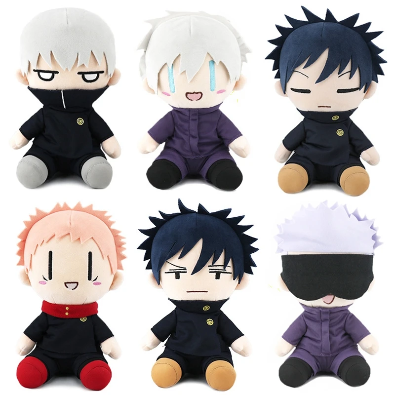 Cotton Doll Jujutsu Kaisen Satoru Gojo Geto Suguru Inumaki Toge Cosplay Maumet Cartoon Anime Puppet Furry Adorable Cute Gift