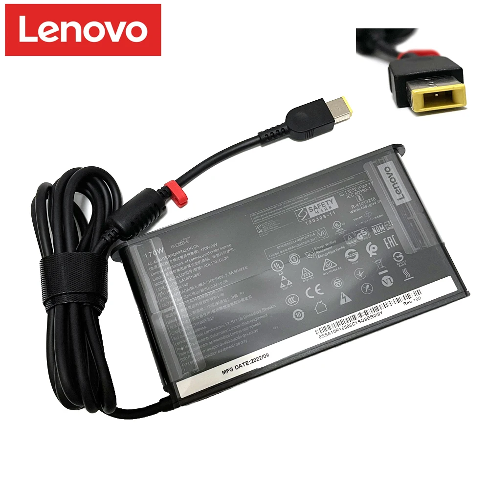 

Thin LENOVO 20V 8.5A 170W Power Adapter ADL170SDC3A LEGION 5 P50 P51 P52 P70 P71 Y520 Y910 Y920 T440P T540P P1 Laptop Charger