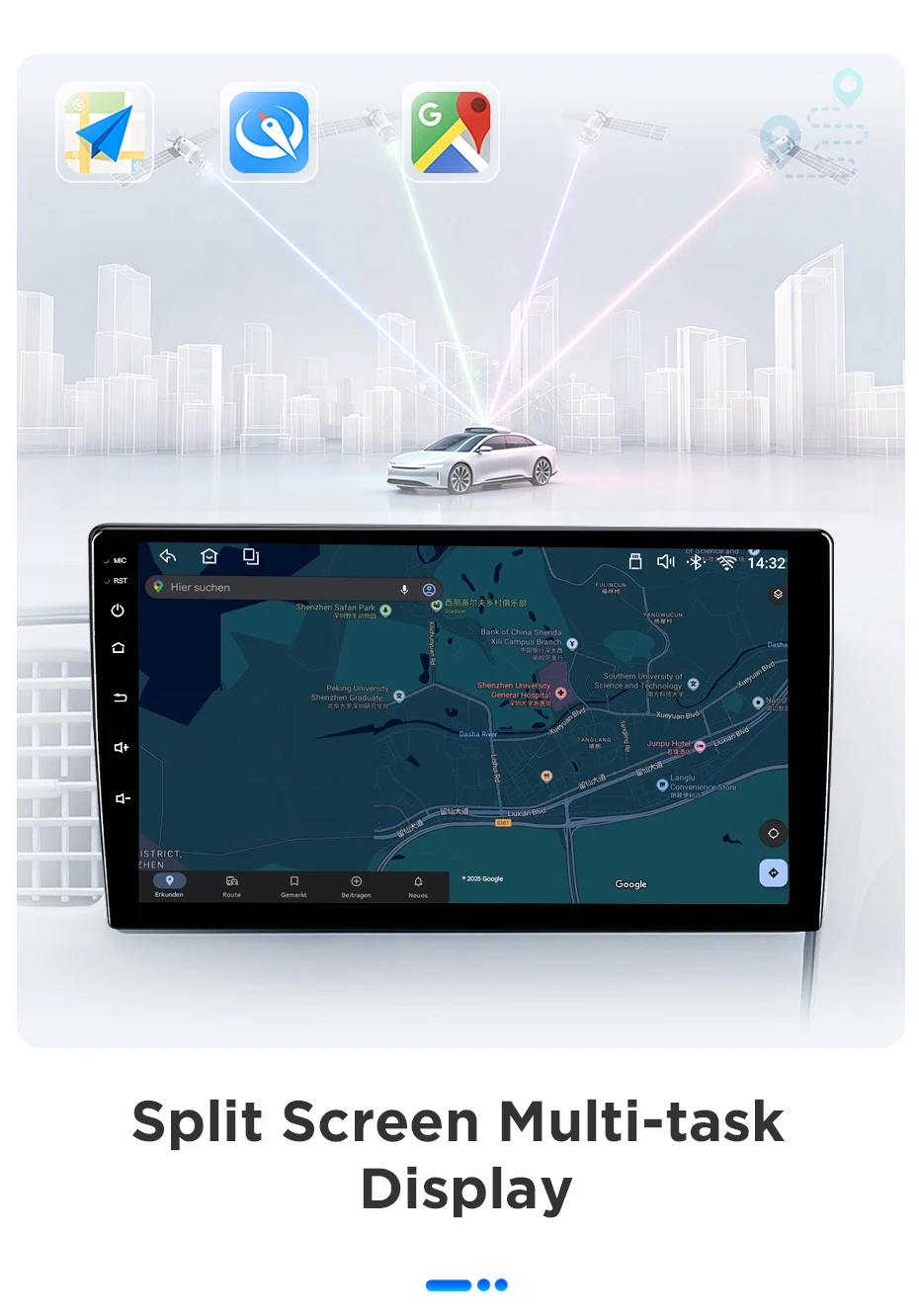 Junsun Android 15 Intelligente Autosysteme für Toyota Land Cruiser Prado 150 2009-2013 AI Wireless CarPlay für Apple Auto – Detail 23