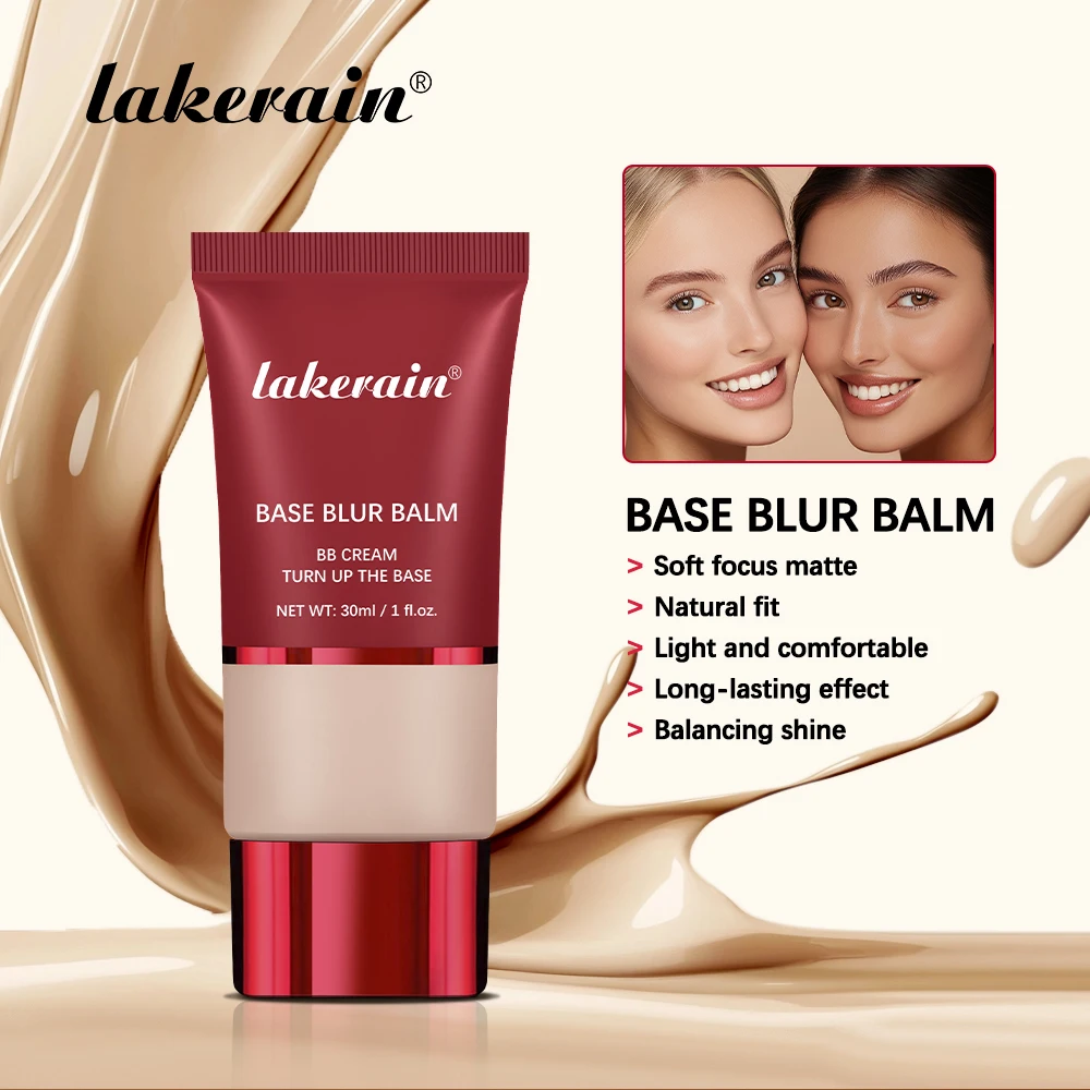 Fondotinta opaco Base sfocata Morbida messa a fuoco opaca Copertura completa Vestibilità naturale Trucco viso Correttore leggero a lunga durata BB Cream