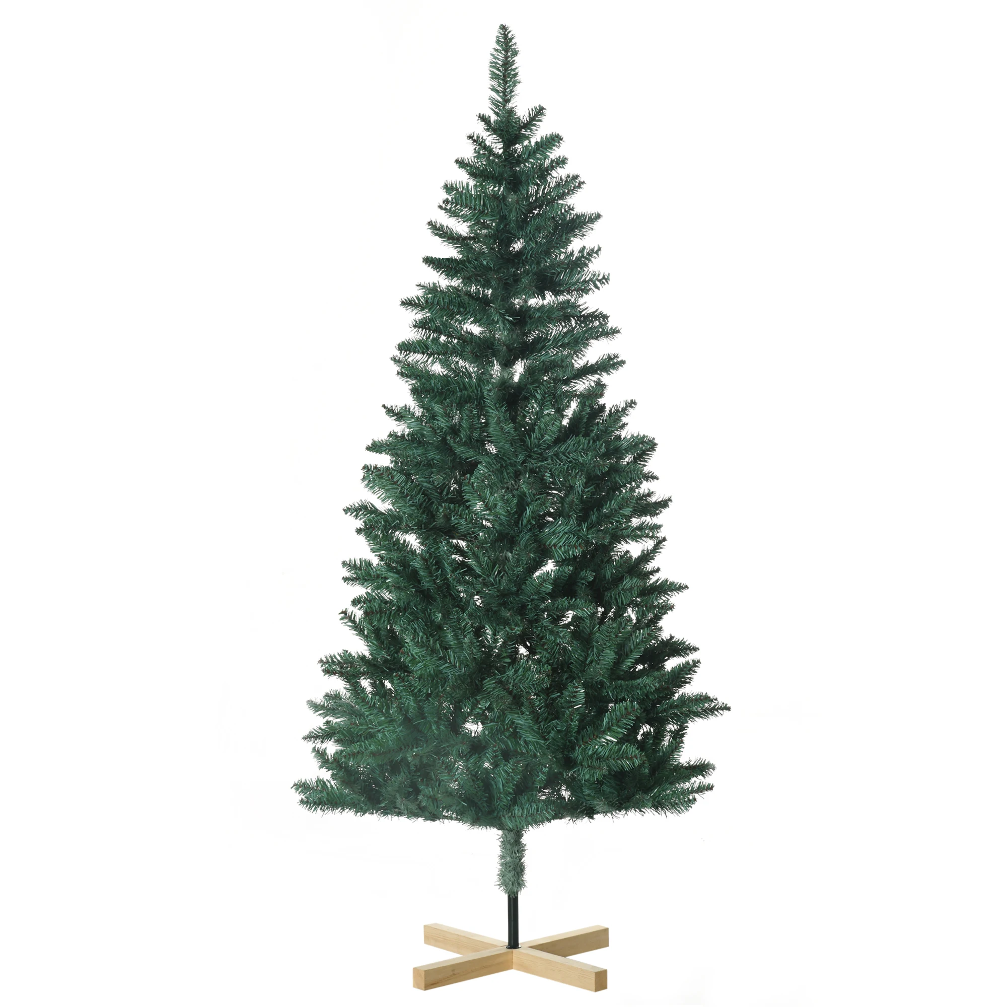 HOMCOM Artificial Christmas tree 180 cm with 536 branches automatic opening