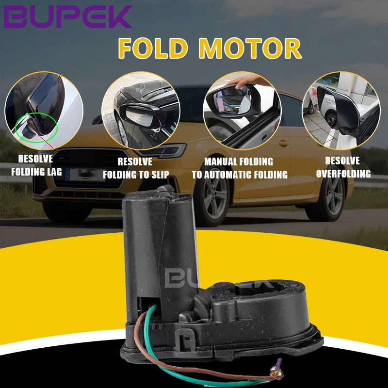 

BUPEK Car POWER folding side view mirror Motors MODULE assembly For 2015-2022 Skoda Superb III do dropshipping Auto parts kits