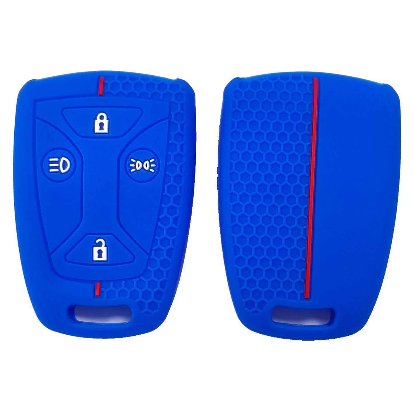 For Scania R G P Series Heavy Truck Tractor Remote Control Silicone Key Cover 4-Button Honeycomb Pattern 1 Piece