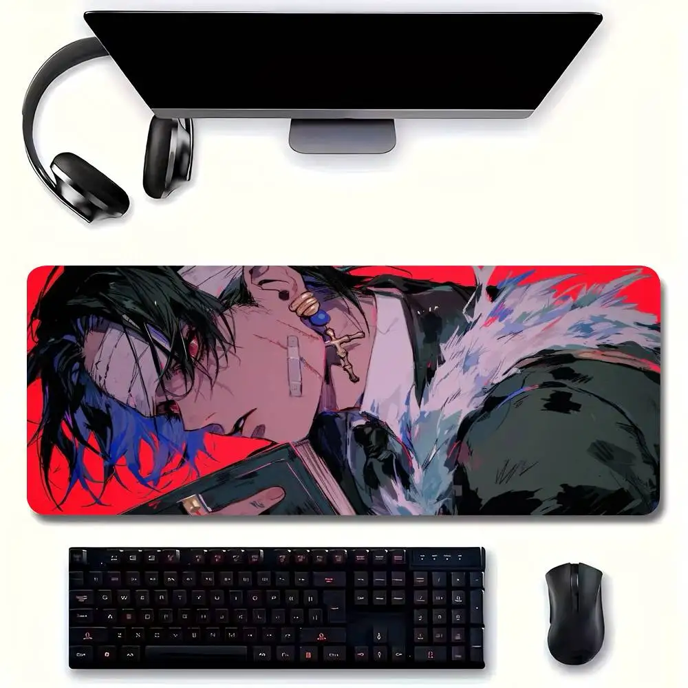 Chrollo Lucilfer H-HUNTER X HUNTER Mousepad Non-slip Suitable For Office Computers Laptops E-sports Game Desk Mats XXL Keyboard
