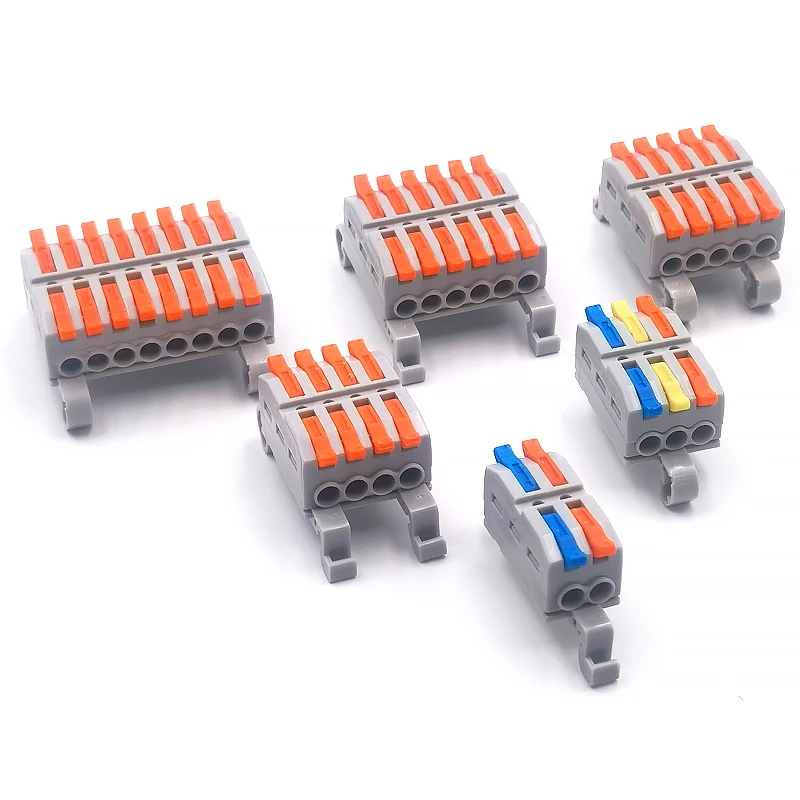 LED Light Source cabo conector, Mini Terminal, divisor condutor, parafuso base fixa, trilho de guia, opcional