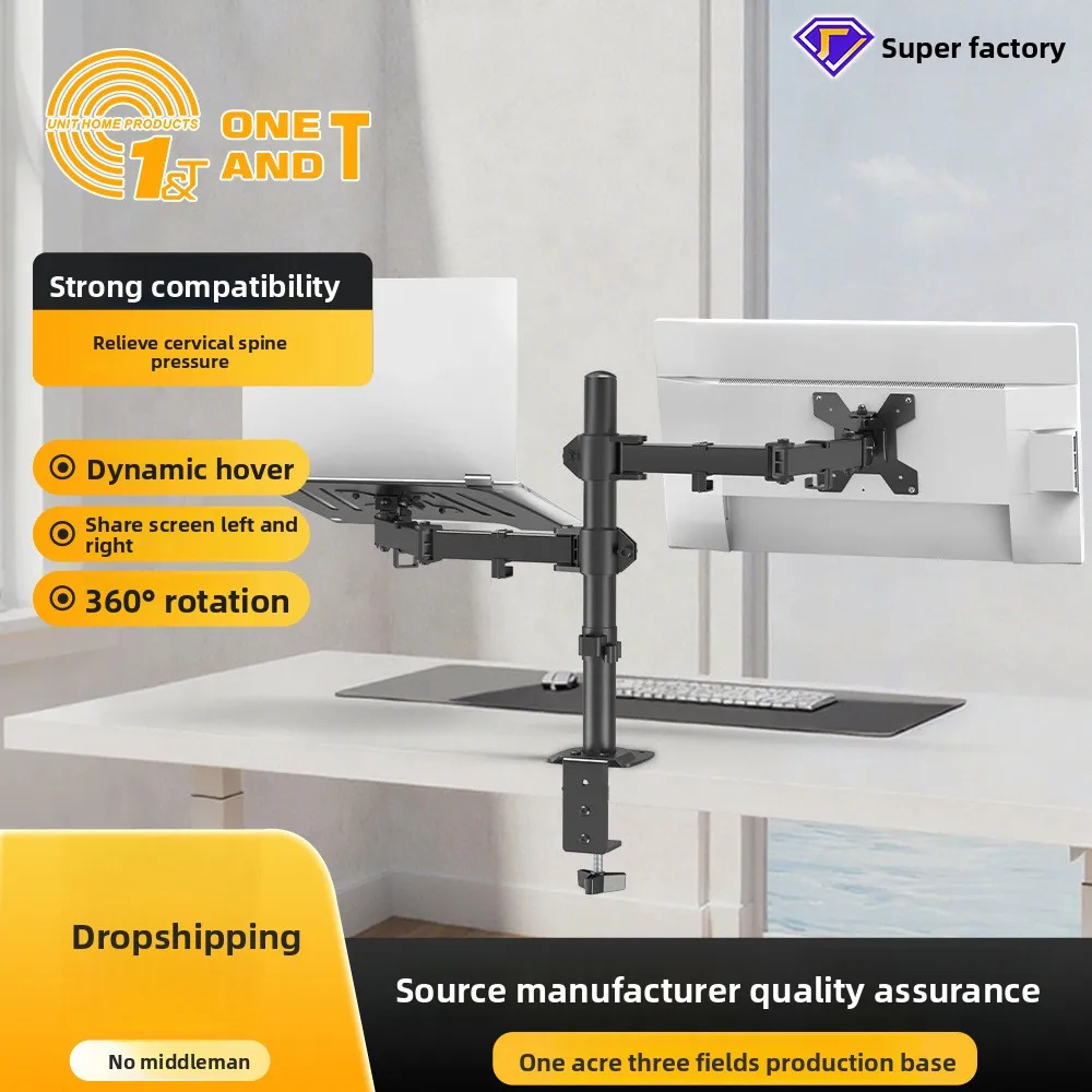 Dual Monitor Desk Mount Arm To Inch Screens Heavy Duty Steel Screen Stand Degree Rotation Adjustable Height Vesa X Cable