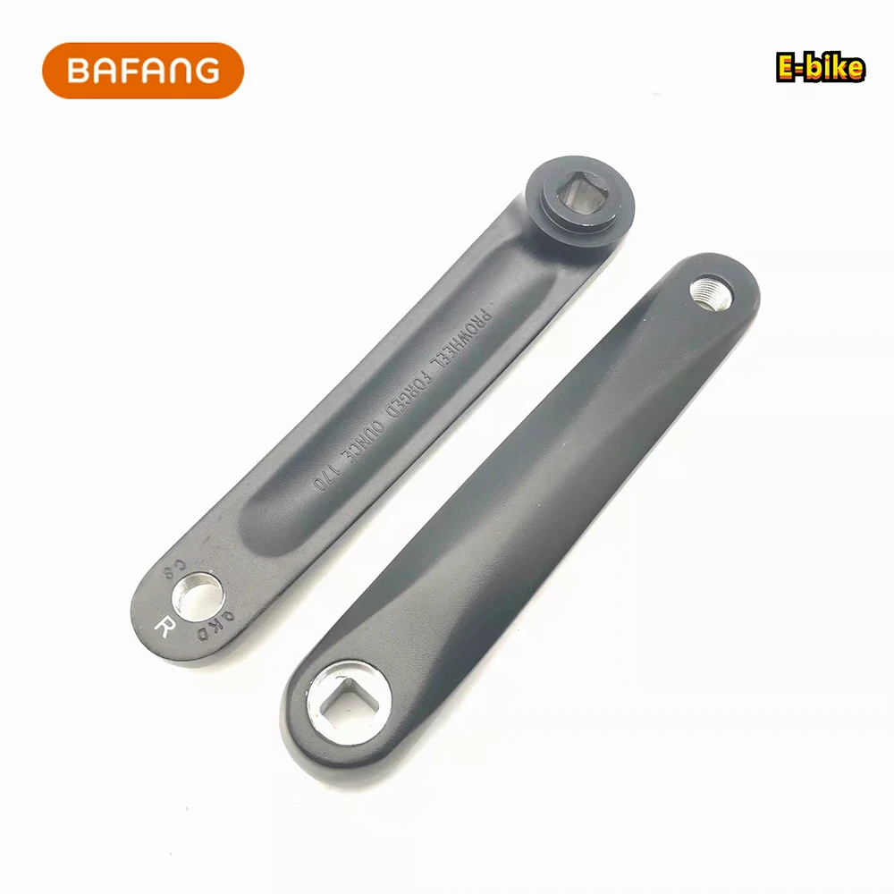 GUSTAVO E-BIKE Crank Square Hole General Motor Crank For BAFANG Aluminum Alloy 170mm BBS M400 G330 E6000 Motor Crank