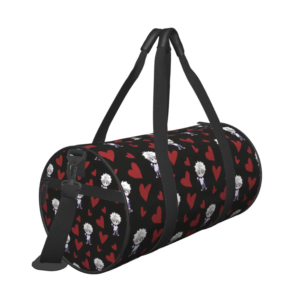 The Hunters X Gon And Killua Japan Anime Sport Bags with Shoes Gym Bag Portable Men's Handbag Training Vintage Fitness Bag