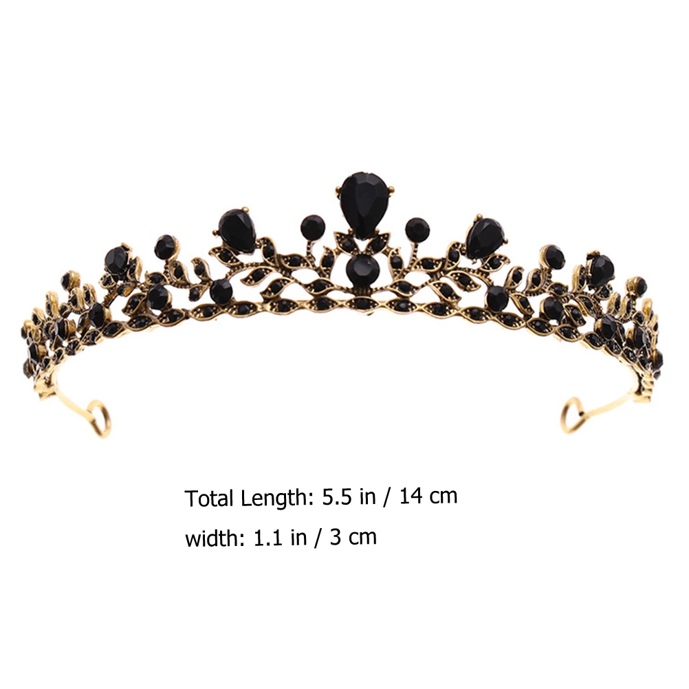 

Crown Bride Bridal Tiara Decorate Hair Accessories Wedding Crowns Tiaras for Princess-style Girl