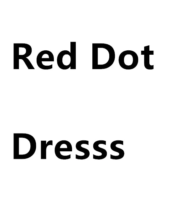 R Dot Dress