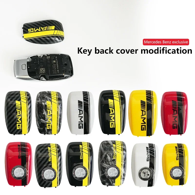 For Mercedes Benz S GLS CLA CLS A C E S G Class GLC CLE CLA W177 W205 W213 W222 X167 W204 W206 W212 AMG car key shell rear cover view 5