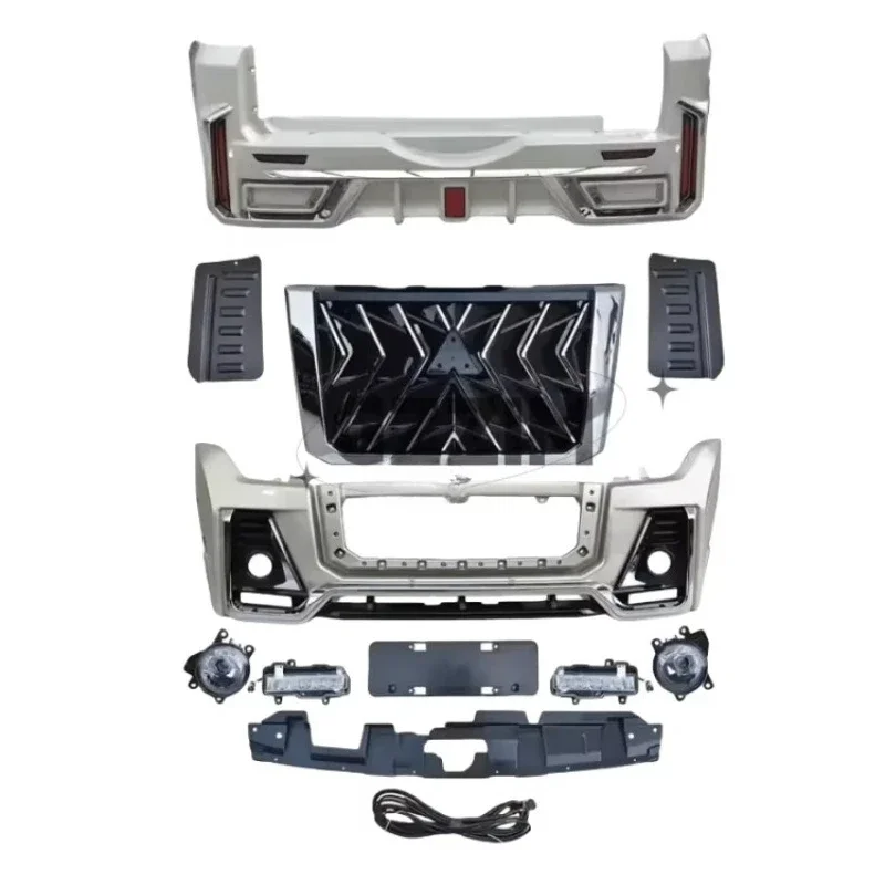 Facelift Car Bumper 2015-2018 Pajero V93 V97 Upgrade to V98 Body Kit 5
