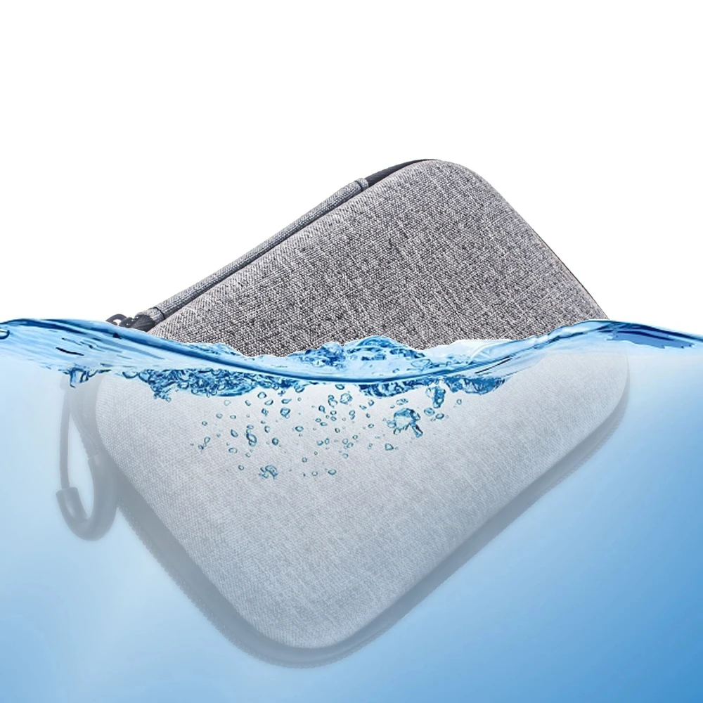 for PLAUD NotePin Console Storage Bag Voice Recorder Carrying Case Impact and Drop Resistant Oxford Cloth Gray