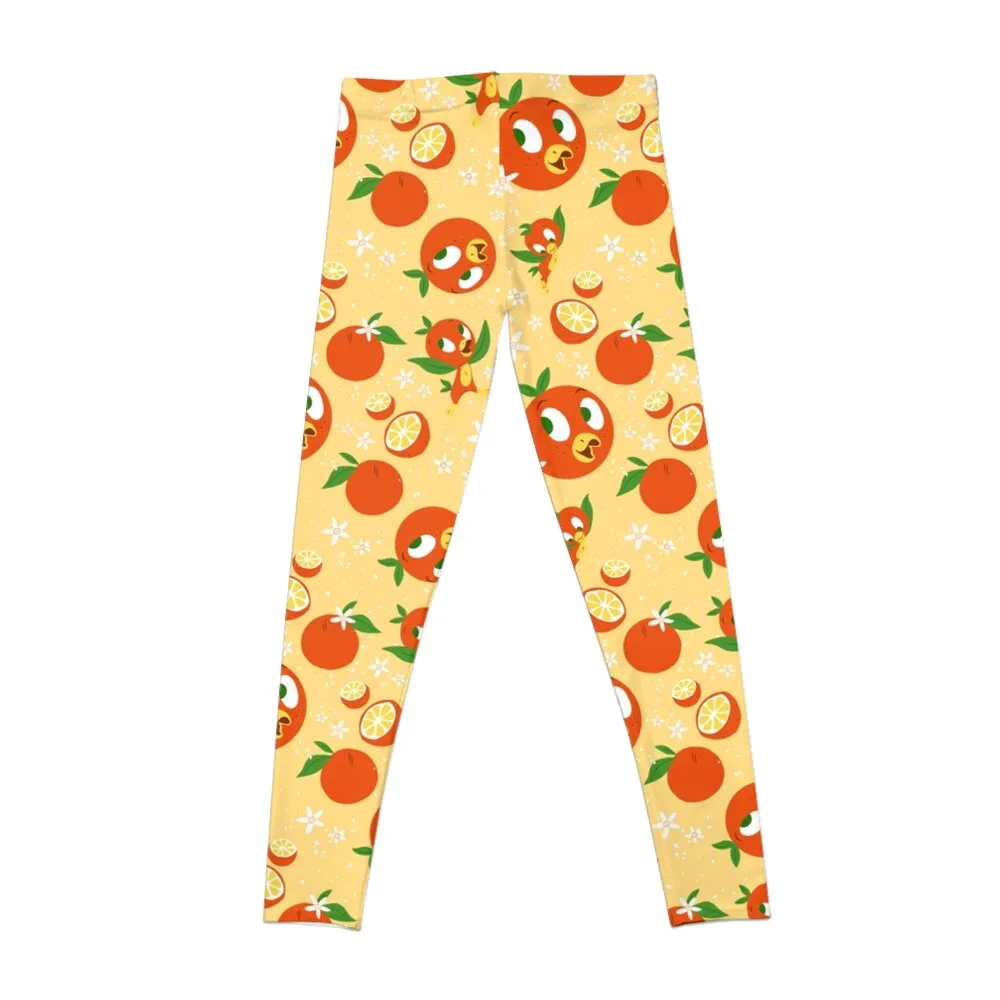 Orange Blossom Bird (yellow) Leggings Training pants leggins push up woman gym top workout clothes for Womens Leggings