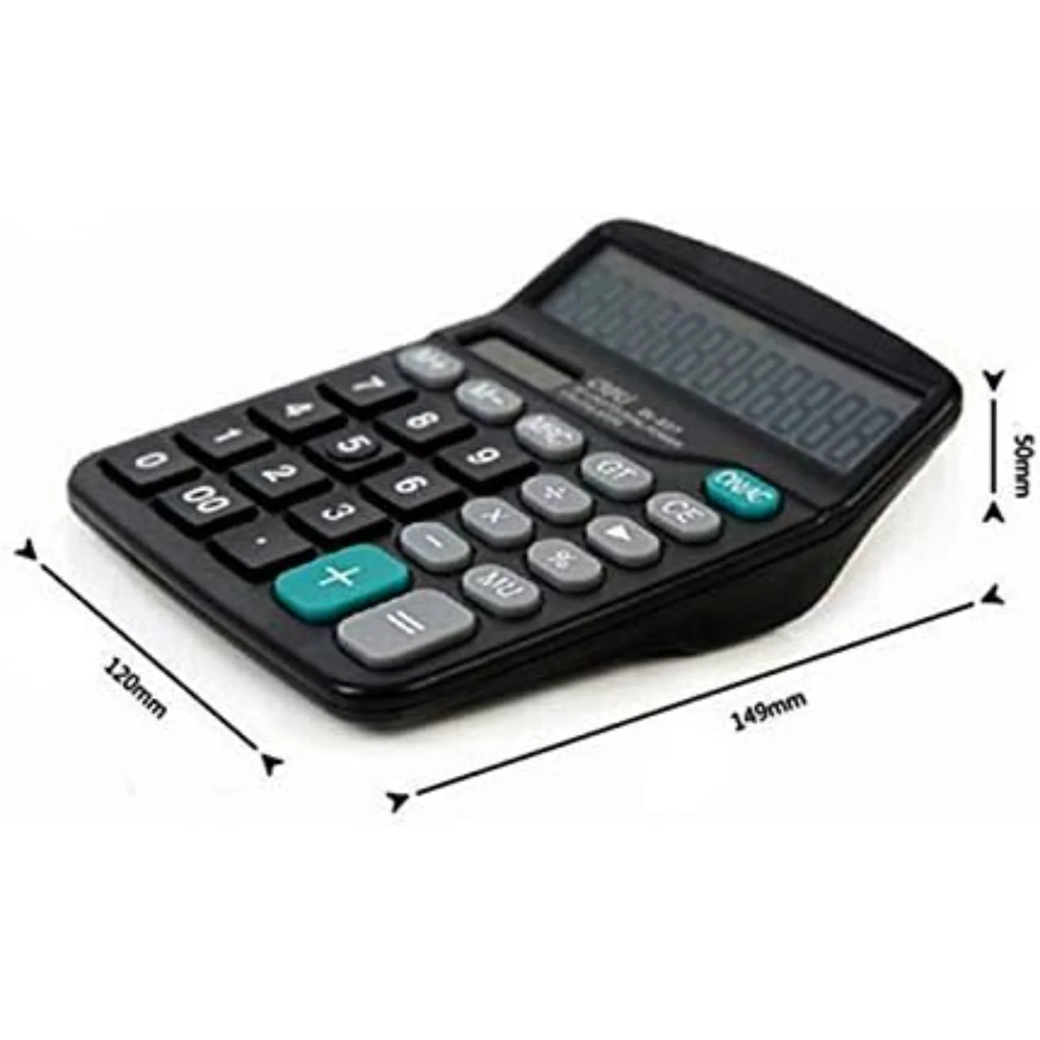 Desktop Calculator Solar Battery Dual Power, 12 Digit Large LCD Display Financial Dedicated Calculator Large Standard  Desktop B