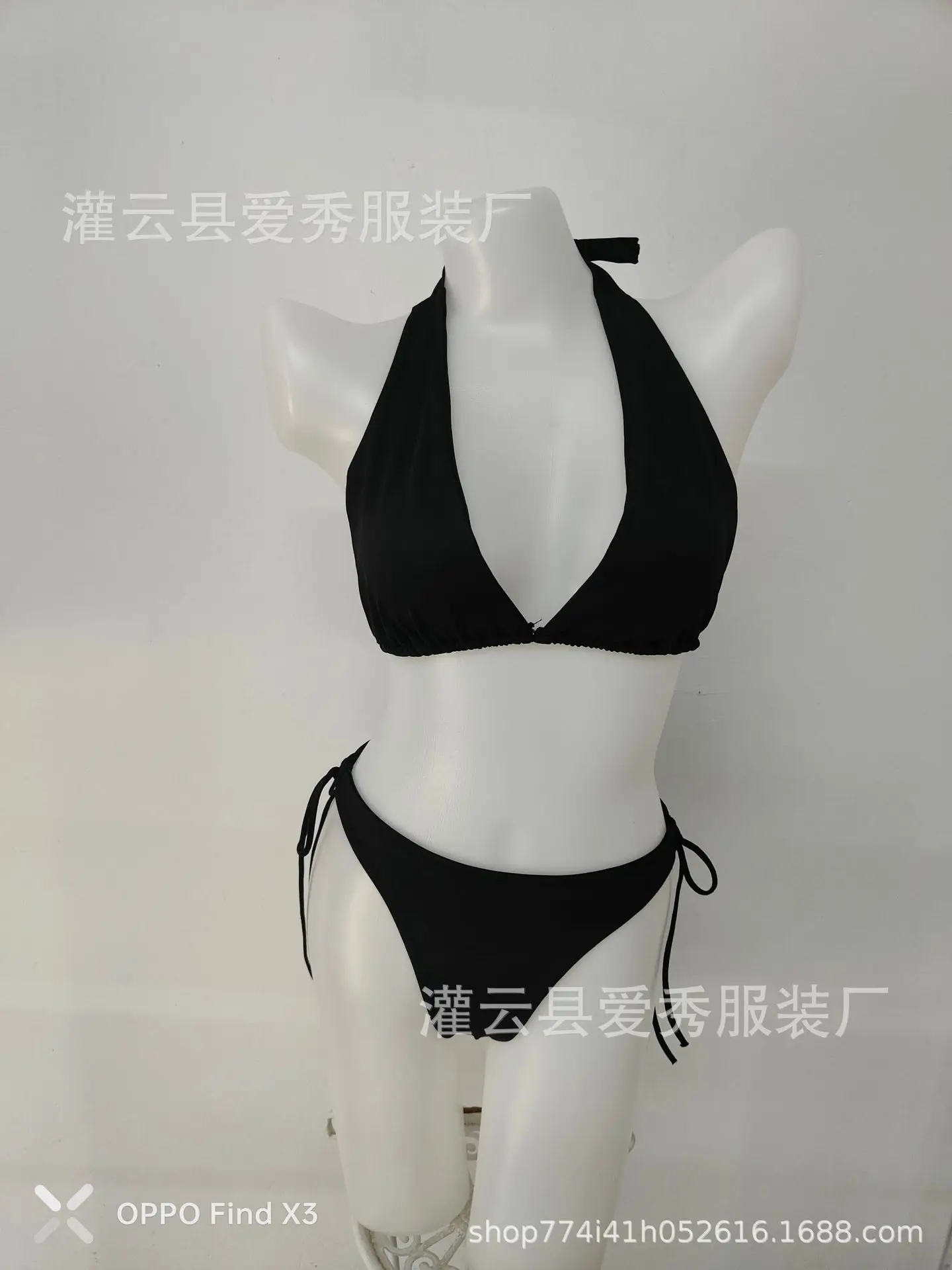 مثير المرأة ثونغ مجموعة البكيني الجانب الرسن التعادل ملابس السباحة السيدات انقسام حزام قابل للتعديل ضمادة نمط البرازيلي ملابس بحر