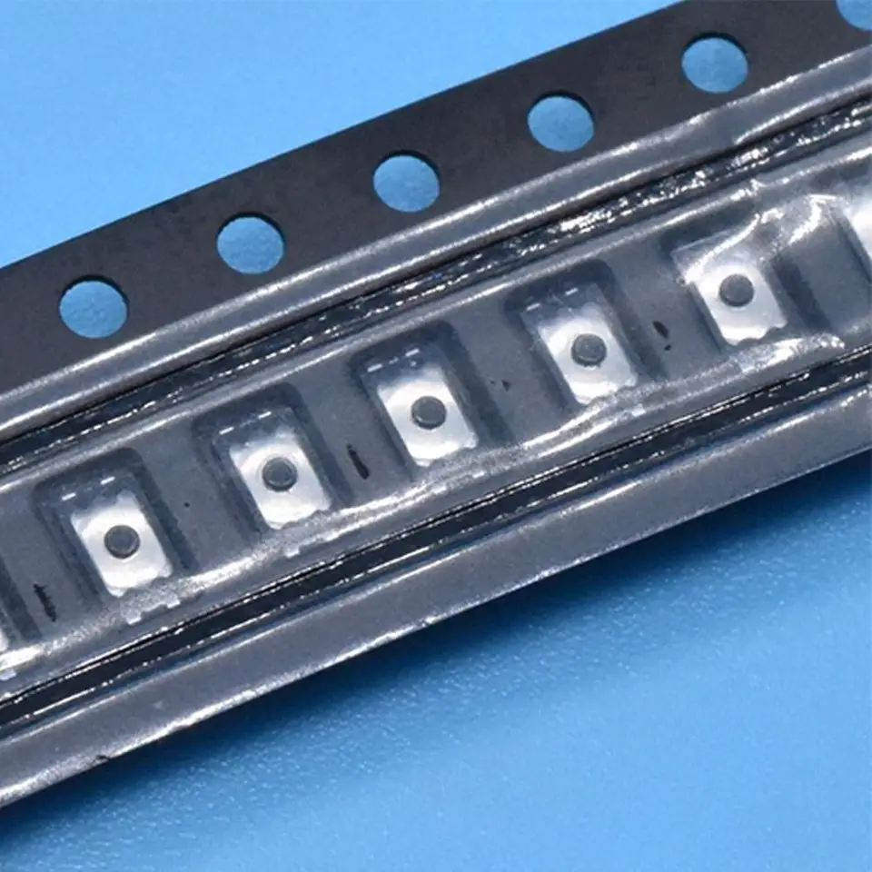 50 Piezas 2x3x0.6 Interruptor de Botón Táctil U Tact 4 Pines Micro Interruptor SMD Mini Película Delgada Interruptor de Luz Táctil 5