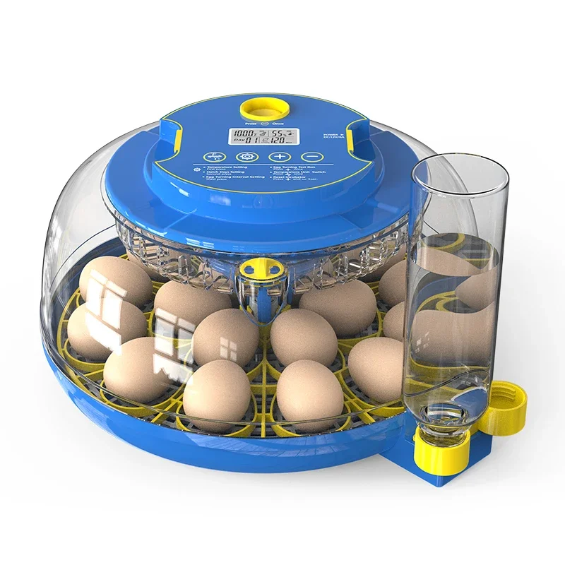 

YZ-18H DC12V Multifunctional Egg Tray Automatic Water Filling Egg Box Incubator Light Emitting Diode Egg Light Function