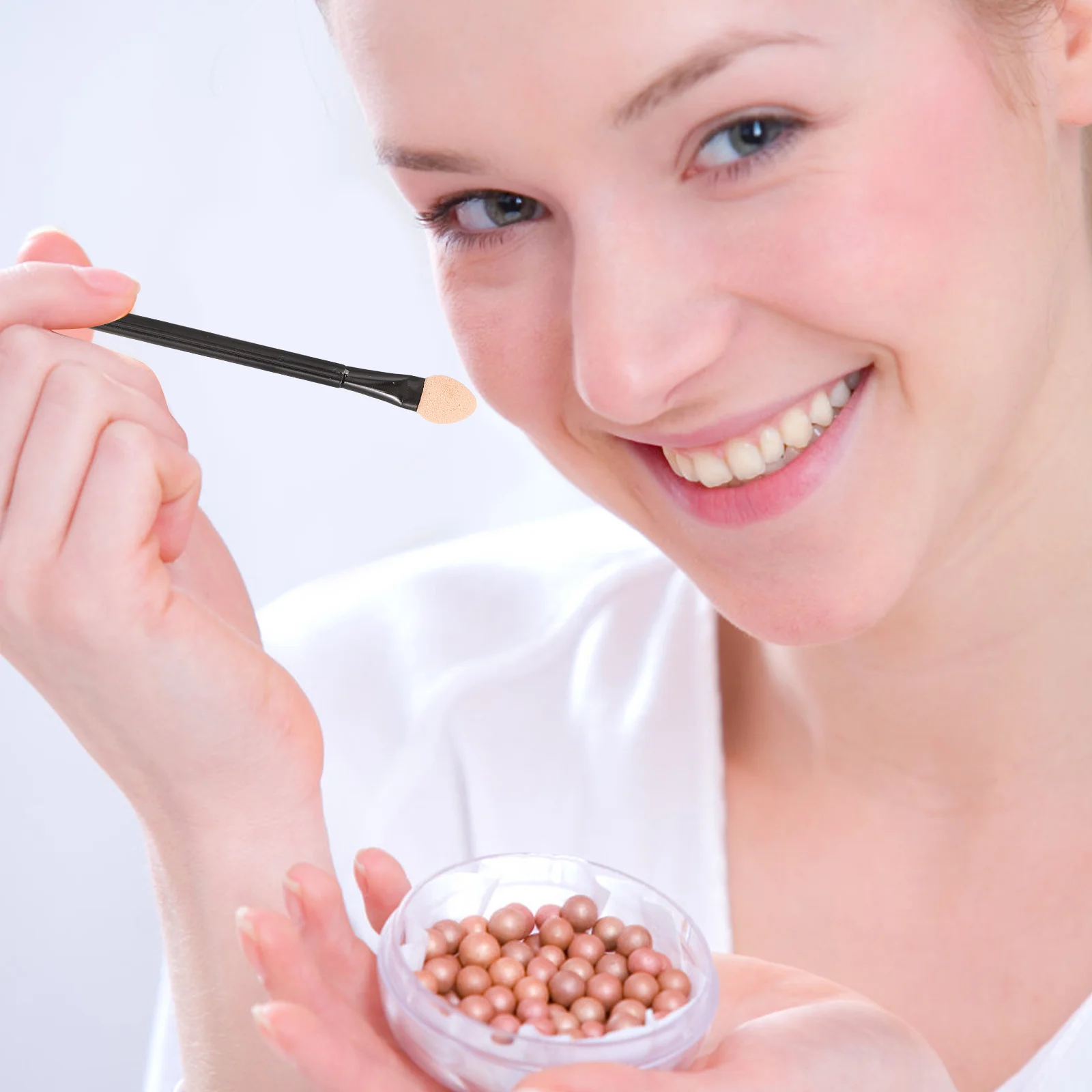 30 pezzi applicatore per ombretto kit pennello ombretto strumento trucco a doppia estremità