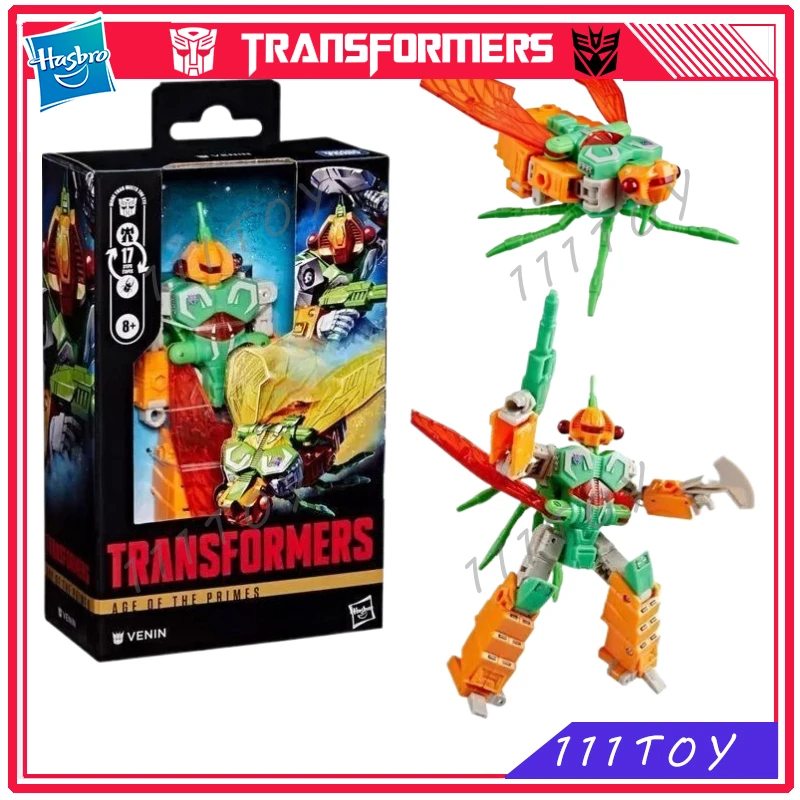 In Stock Hasbro Transformers Classic Toys Age Of The Primes Deluxe Class Venin Action Figure Robot Toy Collection Gifts Hobbies