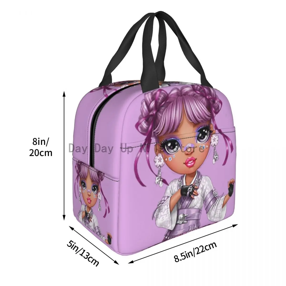 Rainbow High Portable Lunch Box Multifunction Thermal Cooler Food Insulated Lunch Bag School Children Student