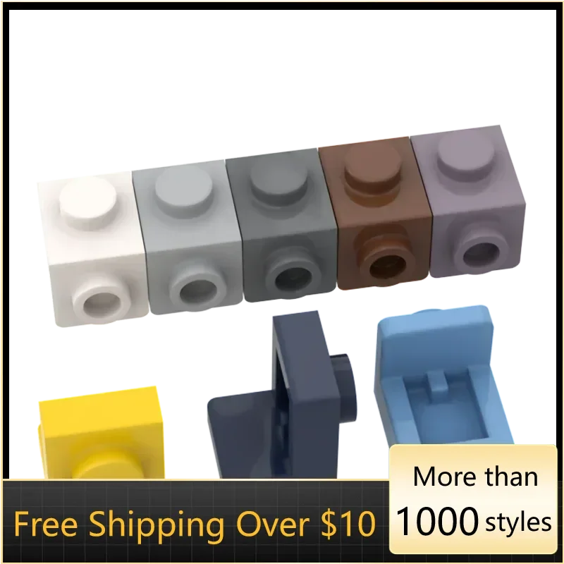 10PCS High-Tech ประกอบอนุภาค 36841 1X1-1X1 Building Blocks ชุด Part Idea DIY ของเล่นเด็กวันเกิดของขวัญ