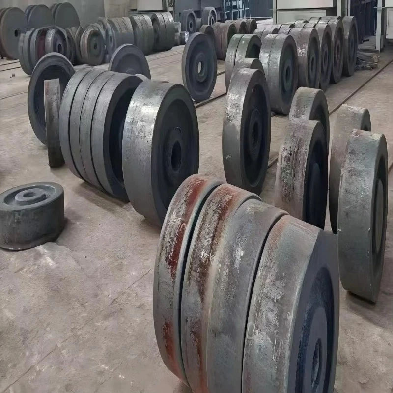 DG65MN 500mm Hub Wheels Forged Manufacturer Support Various Designs for Warehousing Material Handling Equipment Parts