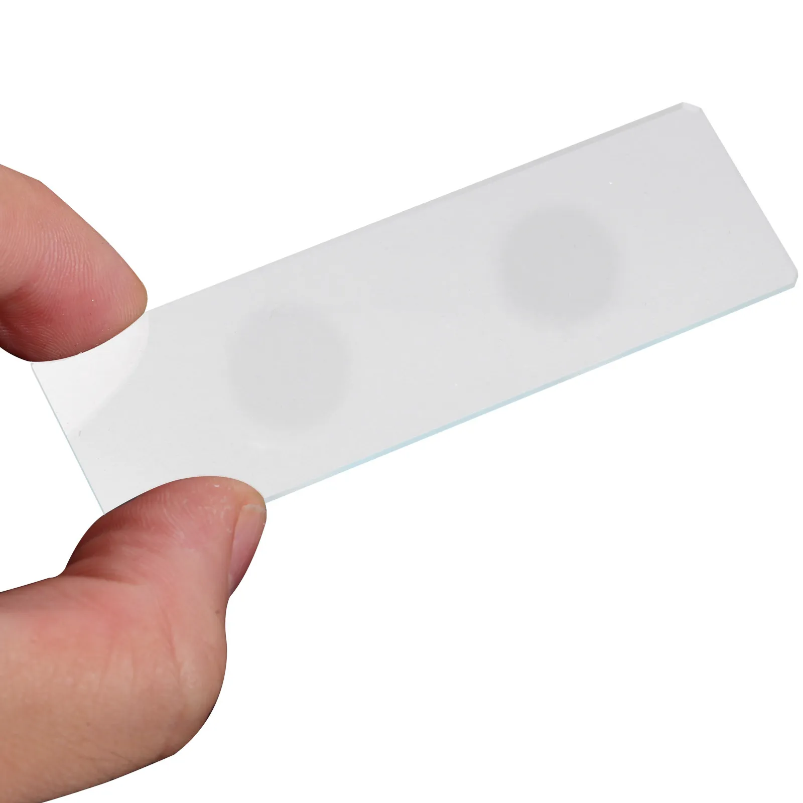50Pcs Laboratory Microscope Slides Double Concave Glass Stable Clear Slides for Aquatic Specimens Observation Microscope Slide