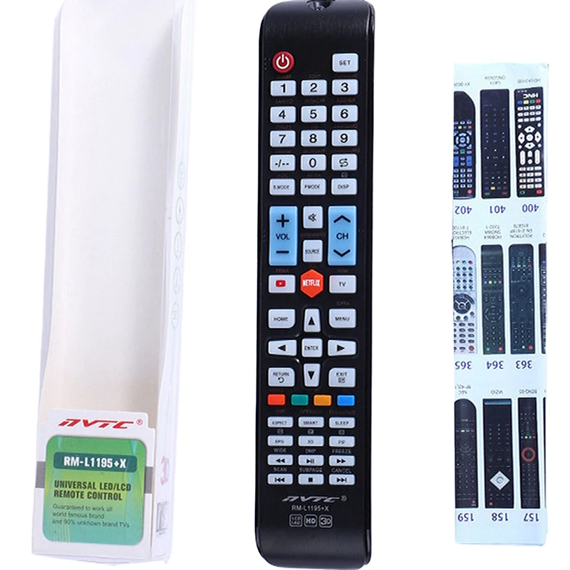 Mando a distancia universal para TV NVTC RM-L1195+X Reemplazo multifunción Control remoto SmartTV Operación simple