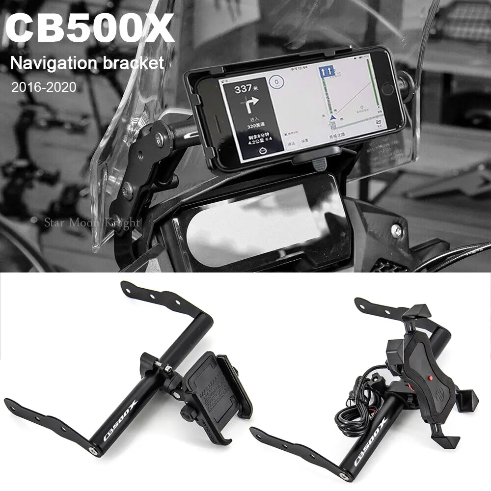 For Honda CB 500X CB500X 2016 2017 2018 2019 2020 Motorcycle GPS/SMART PHONE Navigation GPS Plate Bracket Adapt Holder