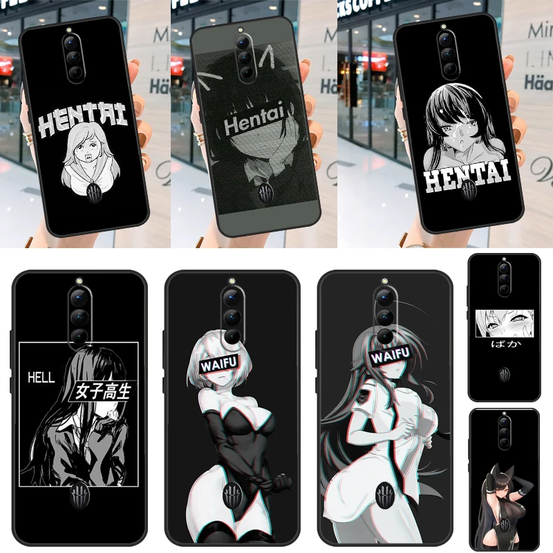

Hentai Harajuku Anime Girl Case For ZTE Red Magic 8 Pro Phone Cover For Nubia Redmagic 6S 7S Pro 7 6 Pro 5G 5S 6R