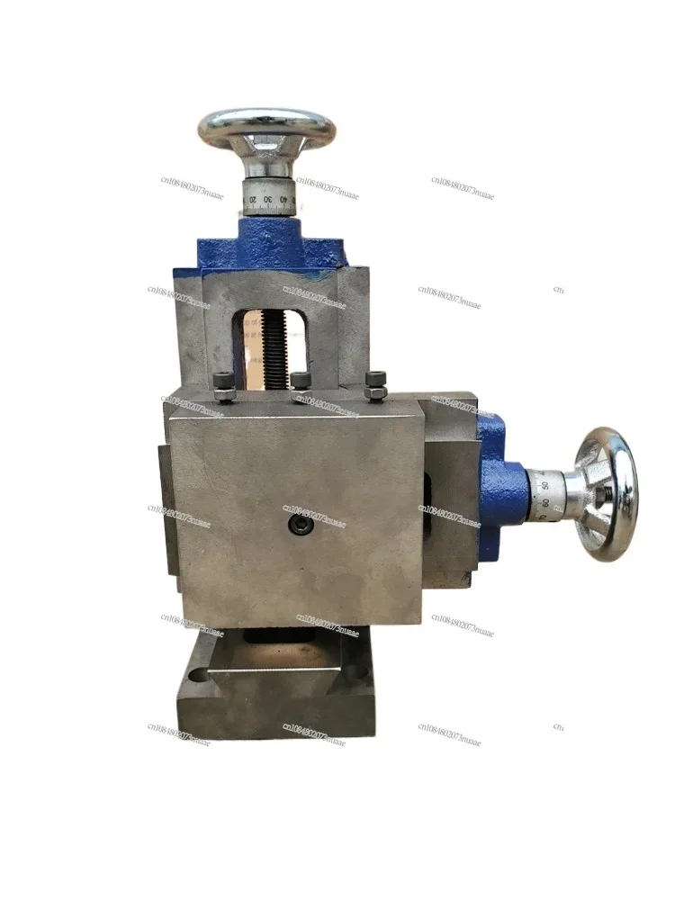 

Precision three-axis carriage with graduated rod, dovetail groove, three-linear slide table guide, two-way table guide