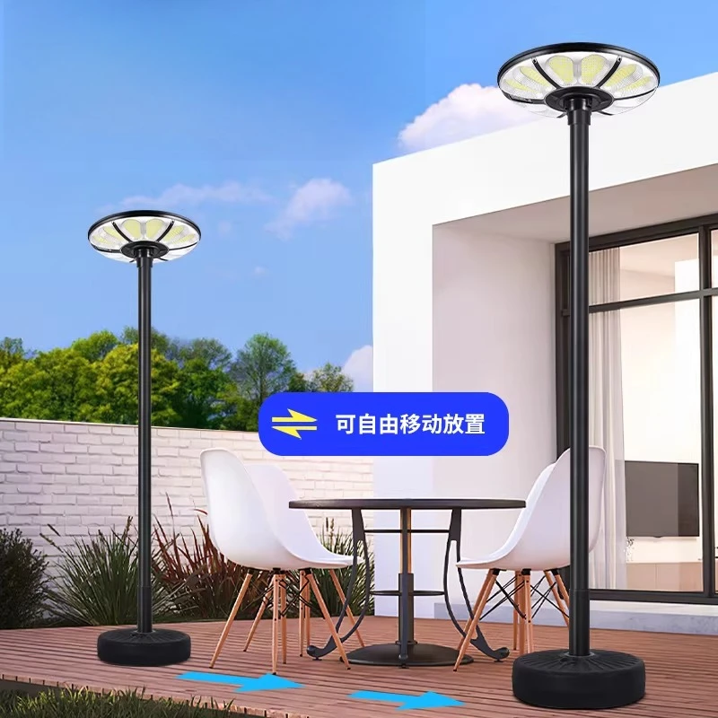 Solar garden light Outdoor light Landscape light Household high-power movable new garden villa lighting
