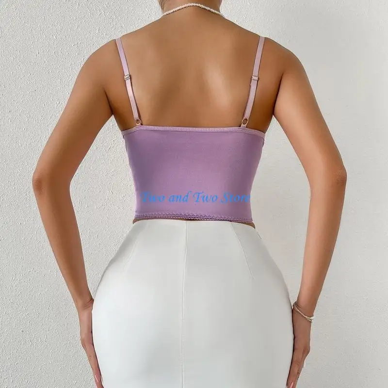 

HX6F женский универсальный 3D бюстгальтер без косточек для бабочек для топов на бретелях, укороченный бюстгальтер на бретельках,