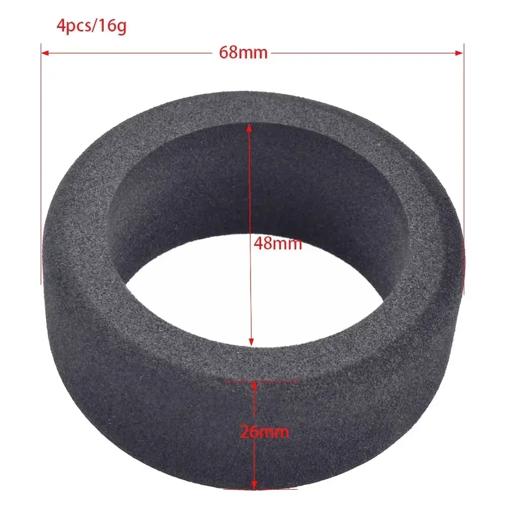 12mm Hex RC Racing Cars Accessories 4Pcs Set Racing Foam Tire Wheel Rim Set For HSP HPI 1/10 On-road RC Car