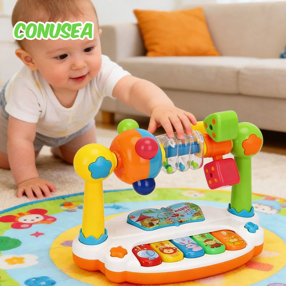 Baby Electric Piano Toddler Toys Keyboard with Light Sound Musical Instruments Games for Babies Early Educational Music Toys Kid