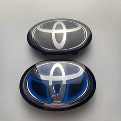 Logo de cabeza de coche híbrido Camry RAV4 2016 2017 2021 3D, emblema de capó, parrilla delantera, Highlander 2015 CHR Sienna 2018 Avalon