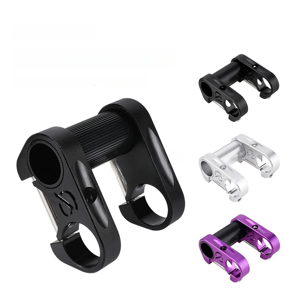 For Improved Posture Folding Bike Stem Aluminum Alloy Riser Adjustable Angle Design Lightweight 93.5g Structure