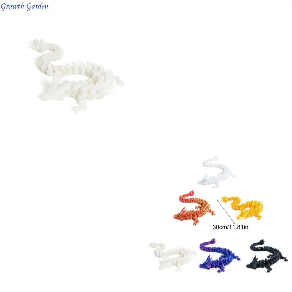 

Уникальная -печатная модель Dragon Sculpture Cigtturine Ceganted Figure Toy для дисплея E65D