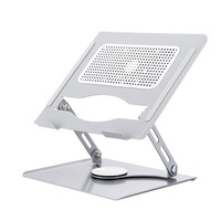 360 ° Rotatable Cooling Fan Laptop Bracket Adjustable Foldable Notebook Cooler Base Stand Cooling Portable