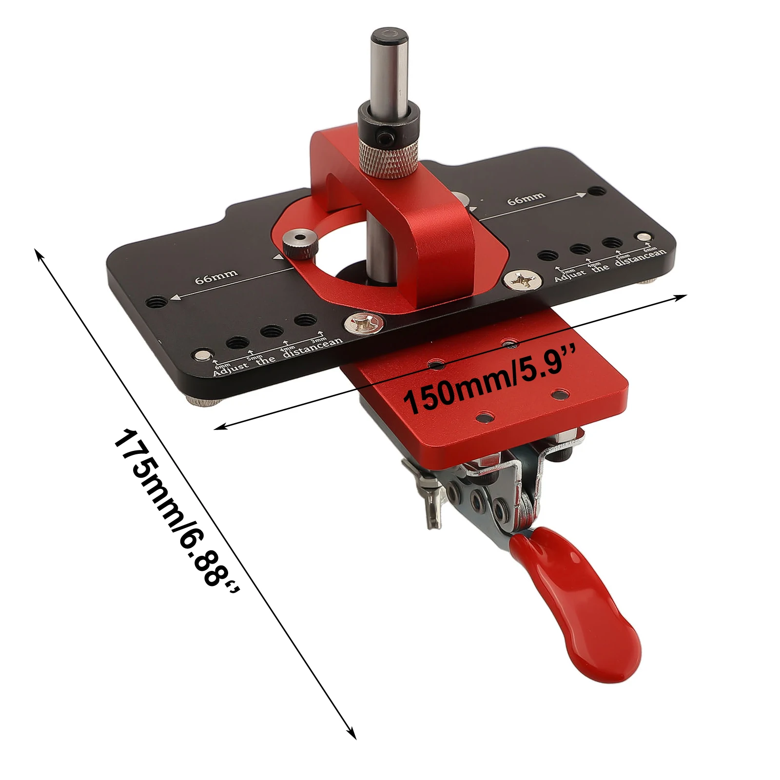 For Cabinet Doors Drilling Locator Cabinet Door Installer For Carpentry Projects 175*150mm Adjustable Hinge Offsets