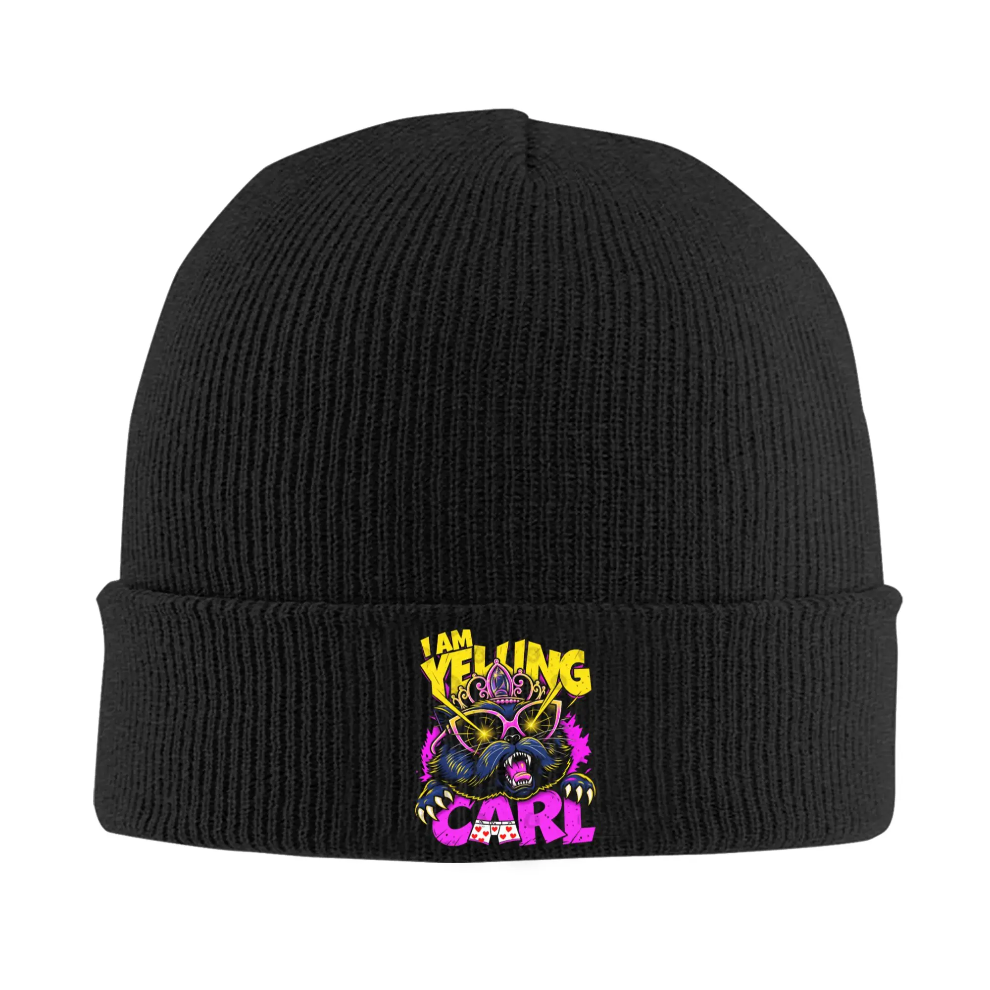 Dungeon Crawler Carl Beanie Hats  Bonnet Hats Men Women Retro Outdoor Knit Hat Spring Graphic Elastic Caps
