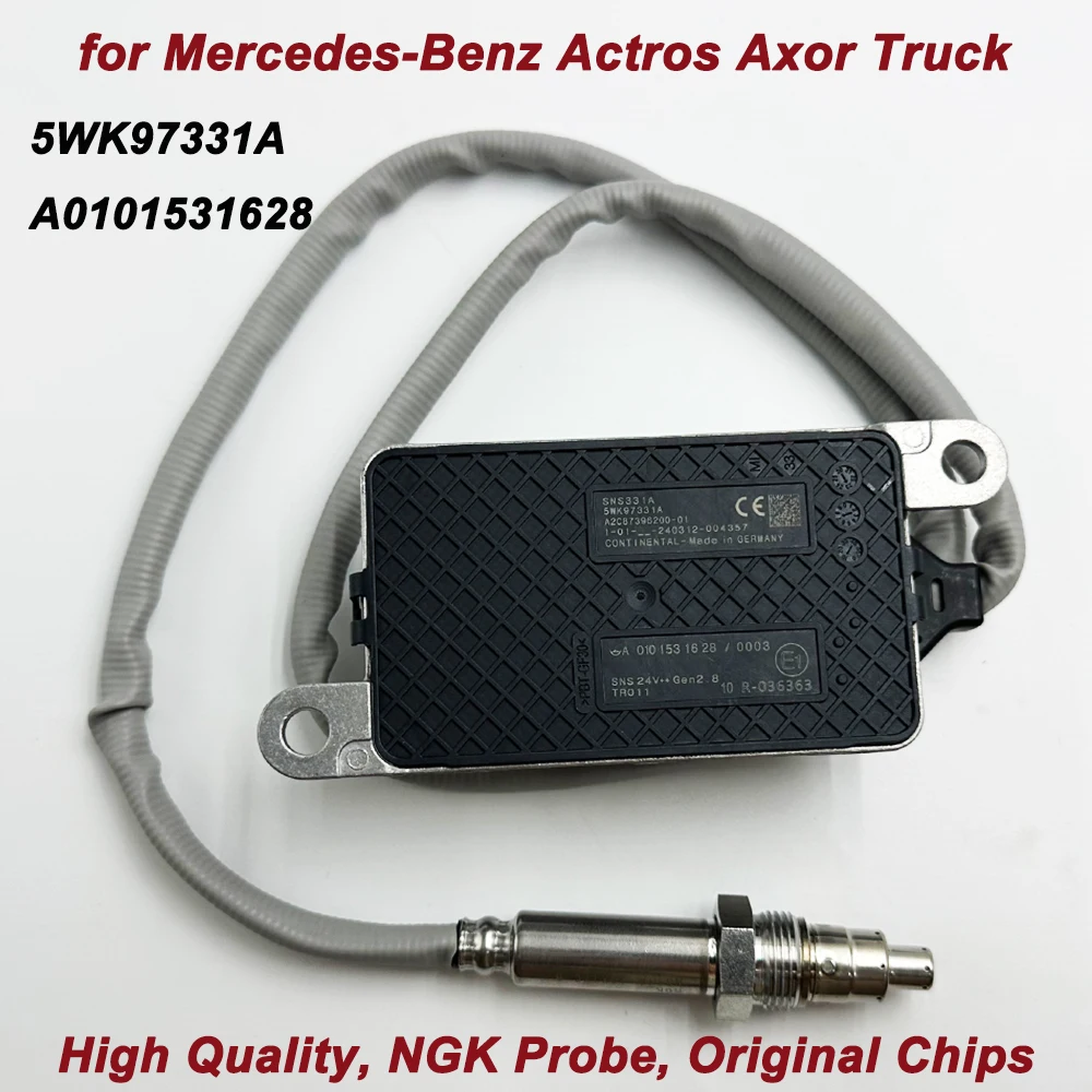 

New 5WK97331A A0101531628 High Quality N-GK Probe CONTINENTAL Nitrogen Oxide Nox Sensor For Mercedes Benz Actros Axor Truck 24V