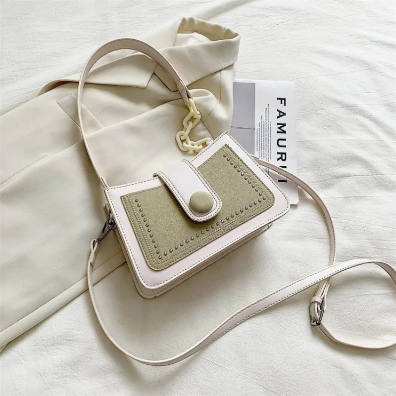 

Fresh Daily Style Leather Tote Bag Elegant Paris Trendy Vintage Casual Crossbody Messenger Bag Practical Ladies Daily Outdoor