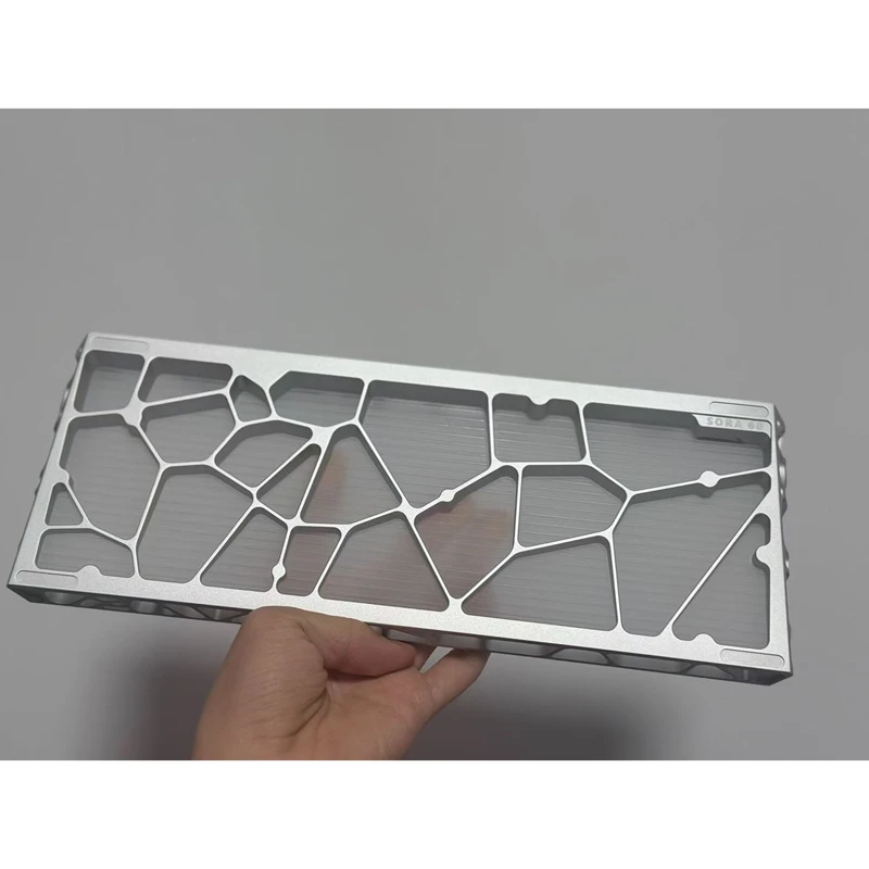 Sora60 Keyboard V2 Upgrade Hollow Aluminum Case Standard GH60 Compatible With Wooting Rakka ISO Computer Office Equipment