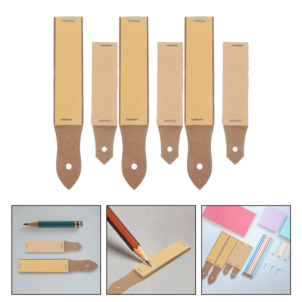 

6 Pcs Pencil Student Chalk Pens Artist Sandpaper Sandboard Tip Sharpener Drawing Supplies for Artists