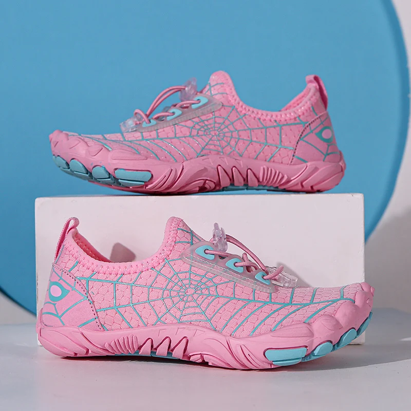

New Kids Flat Shoes Fashion Fast Drying Child Stream Sneakers Wear-resistant Anti Slip Swimming Shoes Indoor Fitness Yoga Shoes
