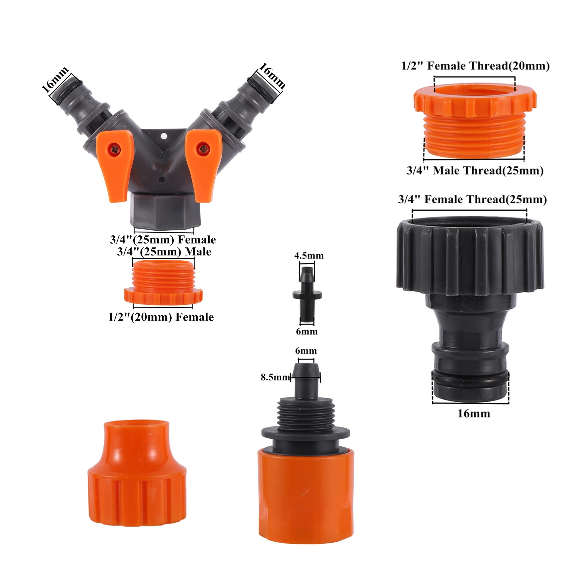 Plastic Faucet Connector Adapter 1/2